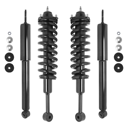 Unity 4-11563-254030-001 Front and Rear Complete Strut Assembly Shock Kit 4-11563-254030-001